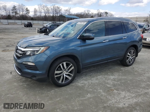 2016 Honda Pilot Touring with VIN 5FNYF6H94GB111444, listed as a Copart auction lot 47936735 with 180,512 mi miles and Salvage Title. Bid and sale history available at carsss.com. Image 1.