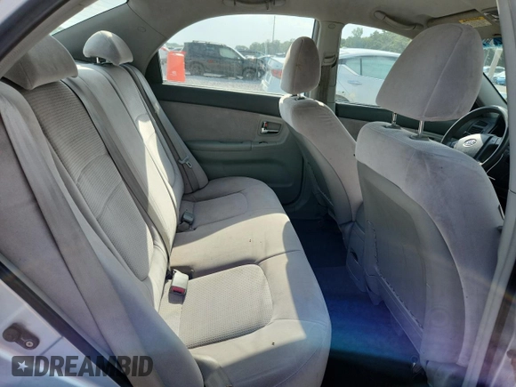 2007 Kia Spectra EX with VIN KNAFE121075394066, listed as a Copart auction lot 63238165 with 234,287 mi miles and Salvage title. Bid and sale history available at DreamBid. Image 10.