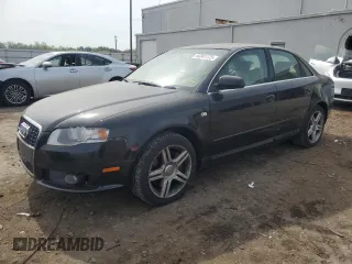 2008 Audi A4 2.0T with VIN WAUDF78E48A021736, listed as a Copart auction lot 54341175 with 184,165 mi miles and Clean Title. Bid and sale history available at carsss.com. Image 1.