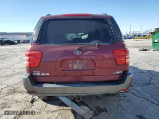2004 Toyota Sequoia SR5 with VIN 5TDZT34AX4S212670, listed as a Copart auction lot 42007405 with 282,865 mi miles and Salvage Title. Bid and sale history available at carsss.com. Image 6.