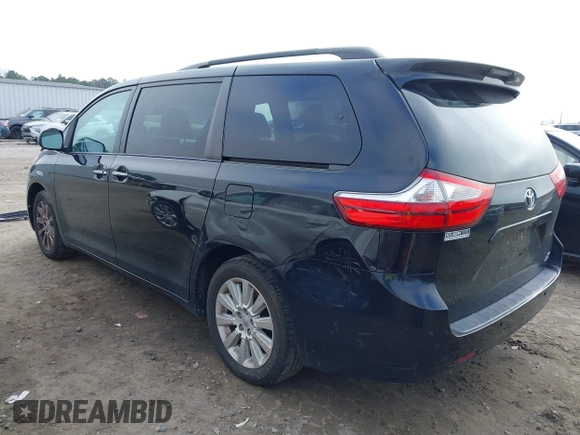 2015 Toyota Sienna Ltd with VIN 5TDDK3DC2FS116159, listed as a IAAI auction lot 41137819 with 164,864 mi miles. Bid and sale history available at carsss.com. Image 3.