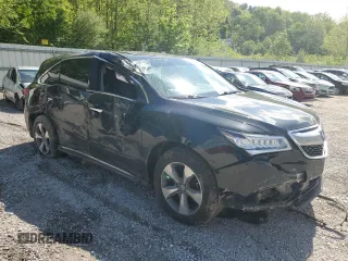 2014 Acura MDX with VIN 5FRYD4H22EB011268, listed as a Copart auction lot 55961295 with 203,478 mi miles and Salvage title. Bid and sale history available at DreamBid. Image 4.