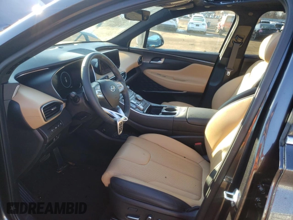 2023 Hyundai Santa Fe Calligraphy with VIN 5NMS5DAL6PH619450, listed as a Copart auction lot 46911575 with 15,164 mi miles and Salvage Title. Bid and sale history available at carsss.com. Image 7.