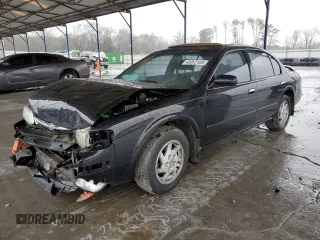 1999 Nissan Maxima GXE z VIN JN1CA21D4XT812484, wystawiony jako Copart lot #43397125 z przebiegiem 280 662 mil mil oraz Szkoda całkowita • Salvage title. Historia ofert i sprzedaży dostępna na DreamBid. Obrazek 1.