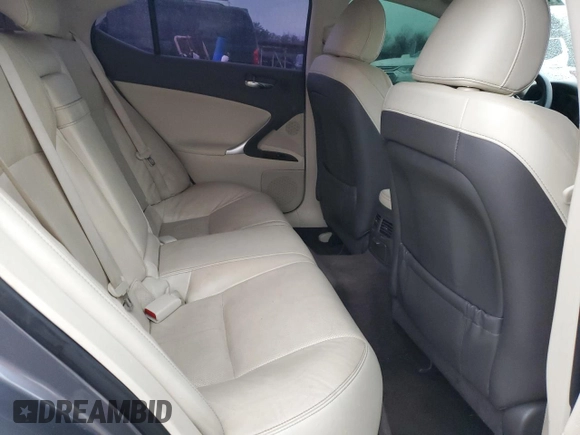 2012 Lexus IS 250 with VIN JTHCF5C22C5059787, listed as a Copart auction lot 45047255 with 190,001 mi miles and Salvage Title. Bid and sale history available at DreamBid. Image 11.