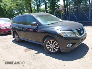 2015 Nissan Pathfinder SV z VIN 5N1AR2MN8FC678462, wystawiony jako IAAI lot #42531191 z przebiegiem 176 673 mil mil oraz . Historia ofert i sprzedaży dostępna na DreamBid. Obrazek 1.