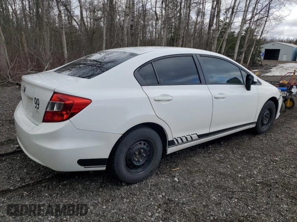 2012 Honda Civic z VIN 2HGFB2F42CH106932, wystawiony jako Copart lot #53804525 z przebiegiem 183 209 mil mil oraz Szkoda całkowita • Salvage title. Historia ofert i sprzedaży dostępna na DreamBid. Obrazek 3.