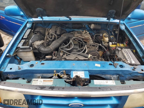 1993 Ford Ranger Splash with VIN 1FTCR10A8PPB07154, listed as a Copart auction lot 44453725 with 29,419 mi miles and Salvage title. Bid and sale history available at DreamBid. Image 13.