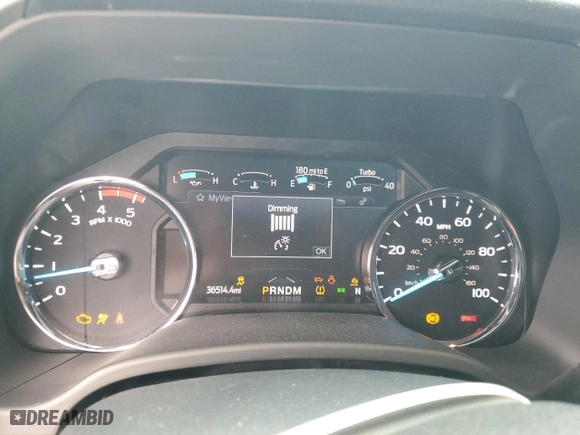 2022 Ford Super Duty F-350 SRW XL with VIN 1FT8W3BT5NED91537, listed as a Copart auction lot 77544854 with 36,514 mi miles and Salvage Title. Bid and sale history available at carsss.com. Image 9.