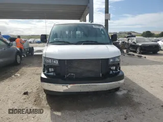 2022 GMC Savana Cargo Van with VIN 1GTW7AF76N1264390, listed as a Copart auction lot 45248285 with 23,315 mi miles and Salvage Title. Bid and sale history available at carsss.com. Image 5.