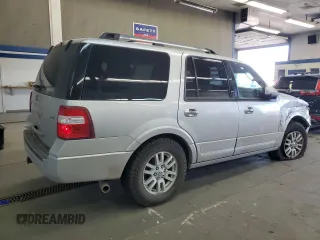 2014 Ford Expedition Limited with VIN 1FMJU2A50EEF66048, listed as a Copart auction lot 53864275 with 143,424 mi miles and Salvage title. Bid and sale history available at DreamBid. Image 3.