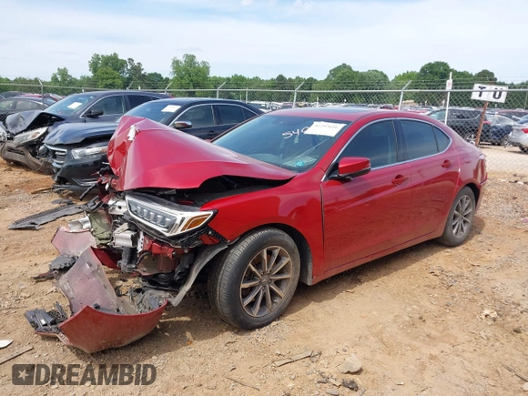 2020 Acura TLX with VIN 19UUB1F36LA005495, listed as a IAAI auction lot 42297616 with 31,264 mi miles and . Bid and sale history available at DreamBid. Image 2.