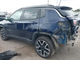 2018 Jeep Compass Limited with VIN 3C4NJDCB8JT206081, listed as a IAAI auction lot 42400790 with 127,931 mi miles and . Bid and sale history available at DreamBid. Image 3.