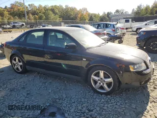 2004 Audi A4 1.8T with VIN WAULC68E84A080488, listed as a Copart auction lot 76735874 with 0 mi miles and Salvage Title. Bid and sale history available at carsss.com. Image 4.