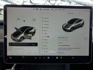 2021 Tesla Model Y Long Range with VIN 5YJYGDEE4MF196641, listed as a Copart auction lot 49305755 with 54,346 mi miles and Salvage Title. Bid and sale history available at carsss.com. Image 9.