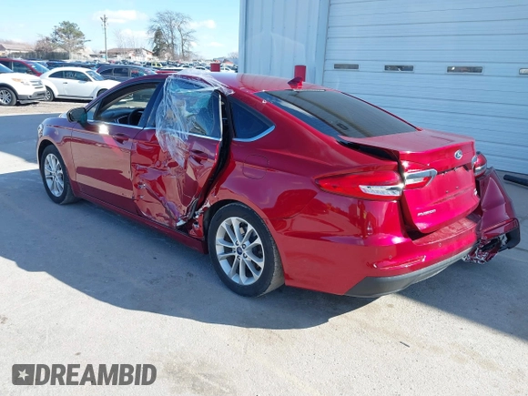 2019 Ford Fusion SE with VIN 3FA6P0HD4KR132068, listed as a IAAI auction lot 41869570 with 86,660 mi miles and . Bid and sale history available at DreamBid. Image 3.