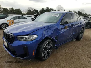 2023 BMW X4 M z VIN 5YM23EC08P9S79249, wystawiony jako Copart lot #52821705 z przebiegiem 11 323 mil mil oraz Szkoda całkowita • Salvage title. Historia ofert i sprzedaży dostępna na DreamBid. Obrazek 1.
