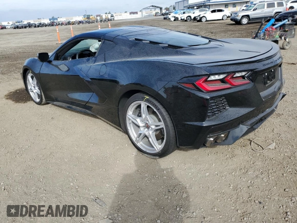 2021 Chevrolet Corvette 1LT with VIN 1G1YA2D48M5109333, listed as a Copart auction lot 63308583 with 9,963 mi miles. Bid and sale history available at carsss.com. Image 2.