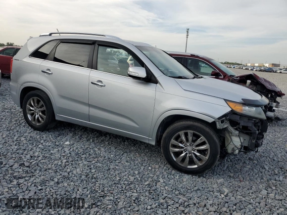 2012 Kia Sorento SX with VIN 5XYKW4A24CG218150, listed as a Copart auction lot 52396655 with 157,409 mi miles and Salvage Title. Bid and sale history available at carsss.com. Image 4.