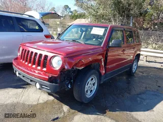2016 Jeep Patriot Sport with VIN 1C4NJPBB4GD526404, listed as a IAAI auction lot 41743884 with 126,740 mi miles. Bid and sale history available at carsss.com. Image 2.