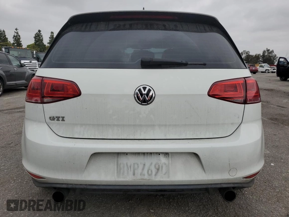2017 Volkswagen GTI S с VIN 3VW4T7AU1HM041147, выставлен на аукционе Copart как лот 55467545 с пробегом 74 653 миль миль и Списание • Salvage title. История ставок и продаж доступна на DreamBid. Изображение 6.