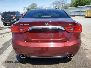 2016 Nissan Maxima SV with VIN 1N4AA6AP9GC447358, listed as a Copart auction lot 52138925 with 114,907 mi miles and Salvage Title. Bid and sale history available at carsss.com. Image 6.