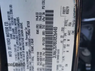 2014 Lincoln MKZ with VIN 3LN6L2G98ER826440, listed as a Copart auction lot 43272464 with 54,896 mi miles and Non Repairable. Bid and sale history available at carsss.com. Image 12.
