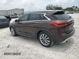 2020 Infiniti QX50 Luxe with VIN 3PCAJ5M18LF107837, listed as a Copart auction lot 62527265 with 52,928 mi miles and Clean title. Bid and sale history available at DreamBid. Image 2.