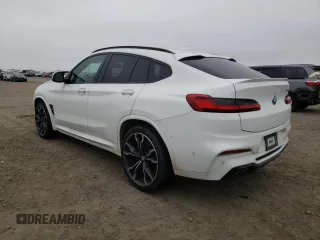 2020 BMW X4 M Competition z VIN 5YMUJ0C08L9B43928, wystawiony jako Copart lot #63555382 z przebiegiem 12 701 mil mil oraz . Historia ofert i sprzedaży dostępna na DreamBid. Obrazek 3.