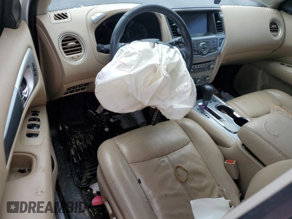 2017 Nissan Pathfinder SL with VIN 5N1DR2MNXHC901682, listed as a Copart auction lot 56647105 with Not provided miles and Salvage title. Bid and sale history available at DreamBid. Image 8.