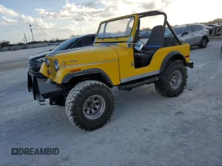 1979 Jeep CJ z VIN J9F83AH825582, wystawiony jako Copart lot #77517924 z przebiegiem Nie podano mil oraz Szkoda całkowita • Salvage title. Historia ofert i sprzedaży dostępna na DreamBid. Obrazek 1.