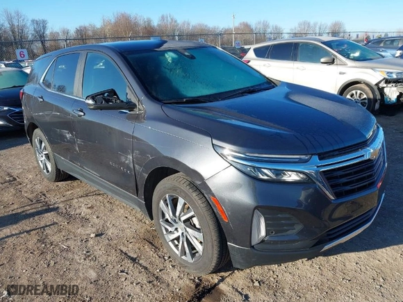 2022 Chevrolet Equinox LT with VIN 3GNAXUEVXNS233564, listed as a IAAI auction lot 41895110 with 54,308 mi miles. Bid and sale history available at carsss.com. Image 1.