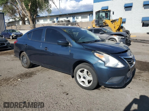 2016 Nissan Versa S Plus with VIN 3N1CN7AP9GL839230, listed as a Copart auction lot 58533005 with 82,623 mi miles and Salvage title. Bid and sale history available at DreamBid. Image 4.