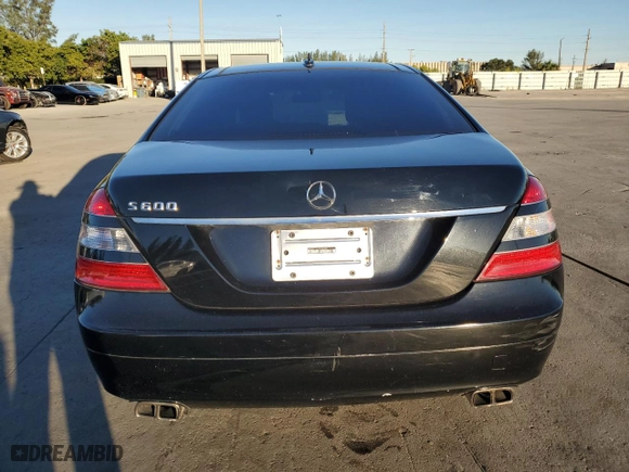 2009 Mercedes-Benz S-Class 5.5L V12 with VIN WDDNG76X69A246403, listed as a Copart auction lot 83614864 with 108,138 mi miles and Clean Title. Bid and sale history available at carsss.com. Image 6.