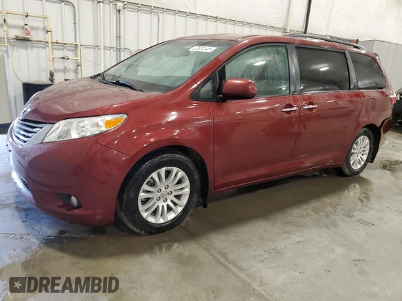 2017 Toyota Sienna XLE Auto Access Seat с VIN 5TDYZ3DC0HS849195, выставлен на аукционе Copart как лот 57524145 с пробегом 78 979 миль миль и Списание • Salvage title. История ставок и продаж доступна на DreamBid. Изображение 1.