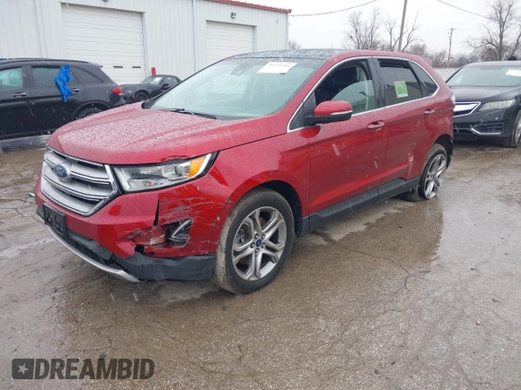 2015 Ford Edge Titanium with VIN 2FMPK4K88FBB76686, listed as a IAAI auction lot 41743766 with 68,913 mi miles. Bid and sale history available at carsss.com. Image 17.