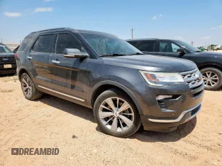 2018 Ford Explorer Limited with VIN 1FM5K7FH5JGB69277, listed as a Copart auction lot 56434715 with 73,933 mi miles and Clean title. Bid and sale history available at DreamBid. Image 4.
