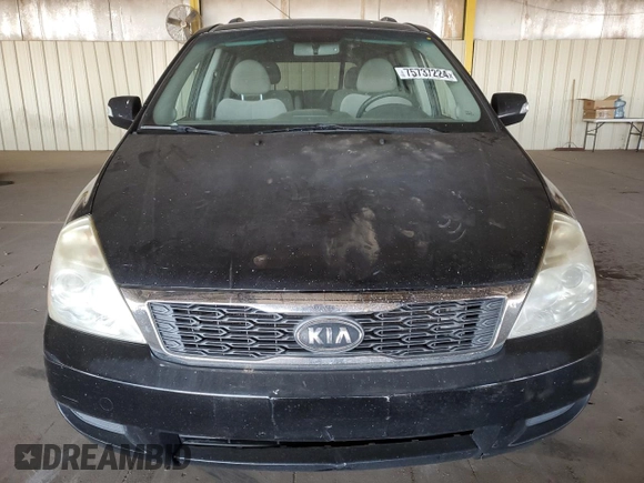 2012 Kia Sedona LX with VIN KNDMG4C76C6422370, listed as a Copart auction lot 75737224 with 282,233 mi miles and Clean Title. Bid and sale history available at carsss.com. Image 5.