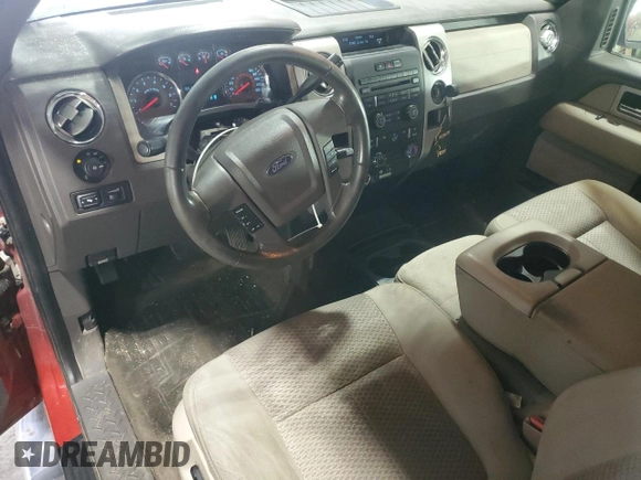 2009 Ford F-150 XL with VIN 1FTPX14V59FA49291, listed as a Copart auction lot 63083155 with 206,826 mi miles and Salvage title. Bid and sale history available at DreamBid. Image 8.