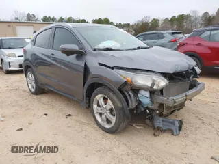 2016 Honda HR-V EX-L w/Navi with VIN 3CZRU6H75GM713655, listed as a IAAI auction lot 41744418 with 95,181 mi miles. Bid and sale history available at carsss.com. Image 1.