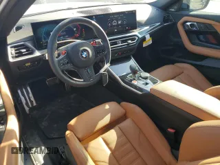 2024 BMW M2 with VIN 3MF13DM07R8E65811, listed as a Copart auction lot 45669095 with 8,952 mi miles and Salvage Title. Bid and sale history available at carsss.com. Image 8.