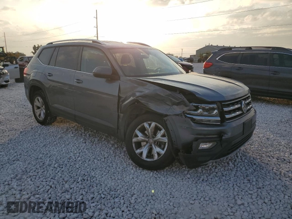 2019 Volkswagen Atlas SE with VIN 1V2DP2CA1KC610616, listed as a Copart auction lot 78749804 with 31,269 mi miles and Salvage title. Bid and sale history available at DreamBid. Image 4.