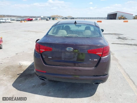 2011 Kia Optima EX with VIN KNAGN4A7XB5055304, listed as a IAAI auction lot 42023759 with 158,385 mi miles. Bid and sale history available at carsss.com. Image 12.