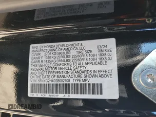 2025 Honda Pilot EX-L with VIN 5FNYG2H40SB002708, listed as a Copart auction lot 46706125 with 2,978 mi miles and Salvage Title. Bid and sale history available at carsss.com. Image 13.