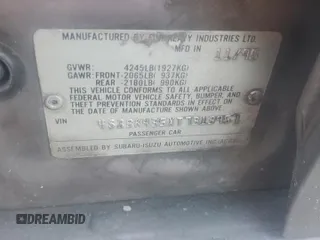 1996 Subaru Legacy L с VIN 4S3BK435XT7313957, выставлен на аукционе Copart как лот 48557185 с пробегом 191 300 миль миль и Списание • Salvage title. История ставок и продаж доступна на DreamBid. Изображение 12.