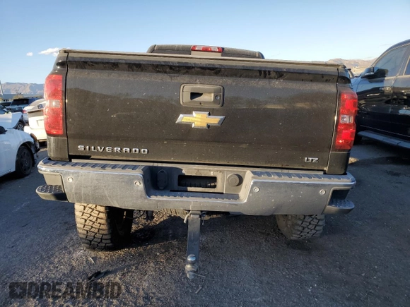 2015 Chevrolet Silverado 1500 LTZ with VIN 1GCVKSECXFZ265138, listed as a Copart auction lot 43598575 with 80,872 mi miles and Salvage Title. Bid and sale history available at carsss.com. Image 6.