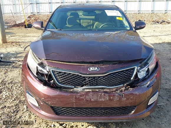 2015 Kia Optima LX with VIN 5XXGM4A78FG423017, listed as a IAAI auction lot 41465484 with 148,053 mi miles. Bid and sale history available at carsss.com. Image 6.