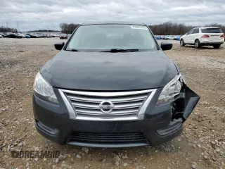 2015 Nissan Sentra SV with VIN 3N1AB7APXFL643408, listed as a Copart auction lot 47801415 with 154,392 mi miles and Salvage Title. Bid and sale history available at carsss.com. Image 5.