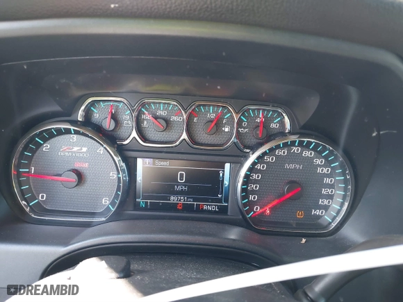 2017 Chevrolet Silverado 1500 LTZ with VIN 3GCUKSEC2HG276942, listed as a IAAI auction lot 41360042 with 89,751 mi miles. Bid and sale history available at carsss.com. Image 7.