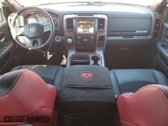 2017 Ram 1500 Rebel with VIN 1C6RR7YT2HS674131, listed as a Copart auction lot 61403835 with 24,675 mi miles and Salvage title. Bid and sale history available at DreamBid. Image 8.